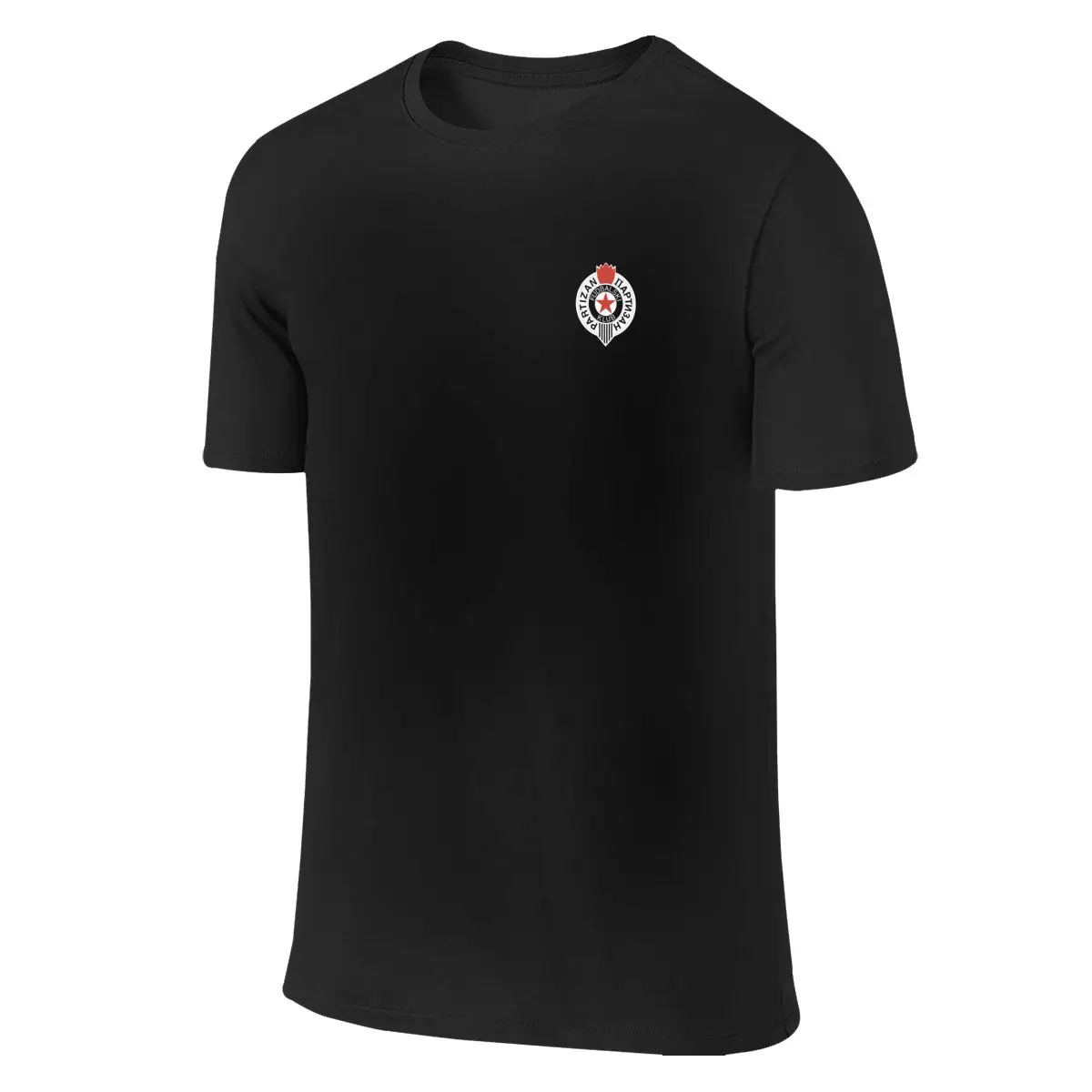 Club PARTIZAN BELGRADE - KK PARTIZAN - PARTIZAN T-Shirt Summer T Shirt Cotton Short Sleeve Tops Tees TShirt Clothing