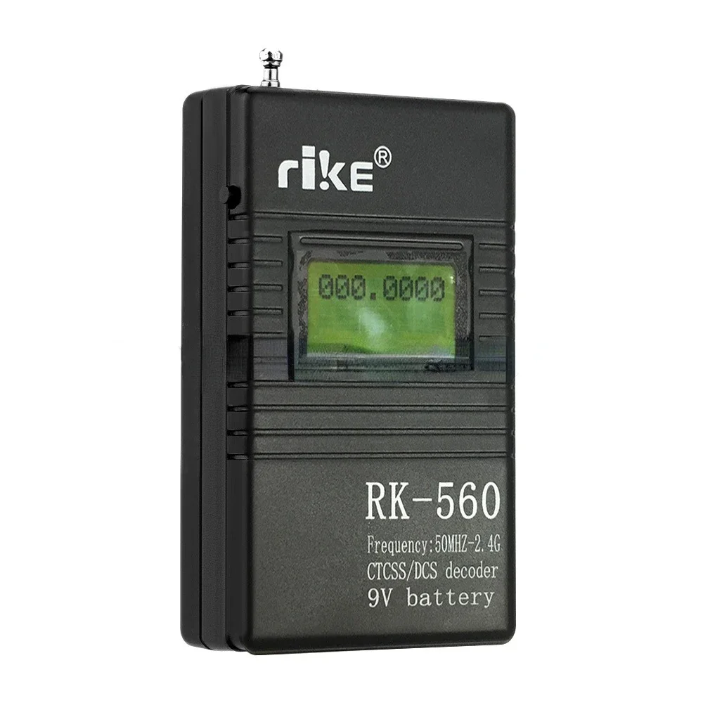 RK560 Frequency meter 50MHz-2.4GHz portable handheld frequency meter frequency reader for digital analog sub tone measurement