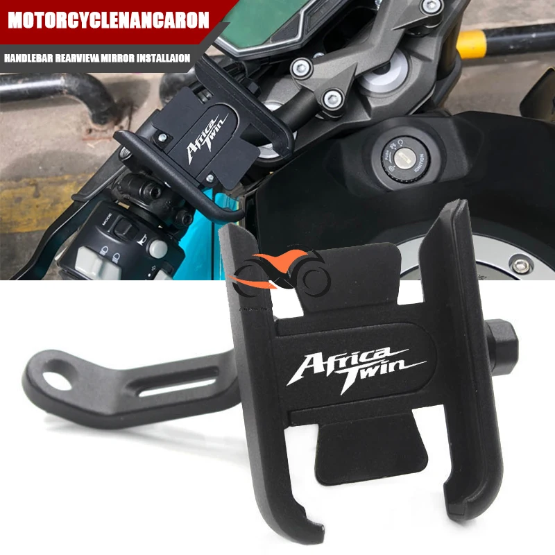 

For HONDA CRF 1000L CRF1000L Africa Twin ABS/DCT Newest Motorcycle Accessories Handlebar Mirror Mobile Phone GPS Stand Bracket