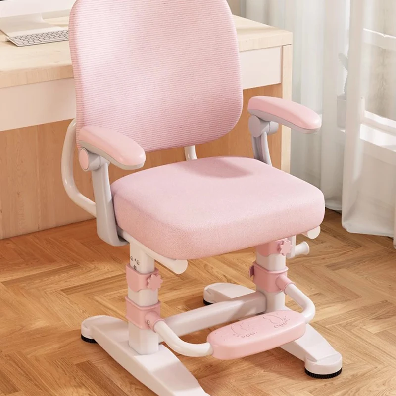 Kids Chair Study Children Growing Child Room Furniture Baby Chairs Design Designer Girl Stool School Auxiliary Children's Eating