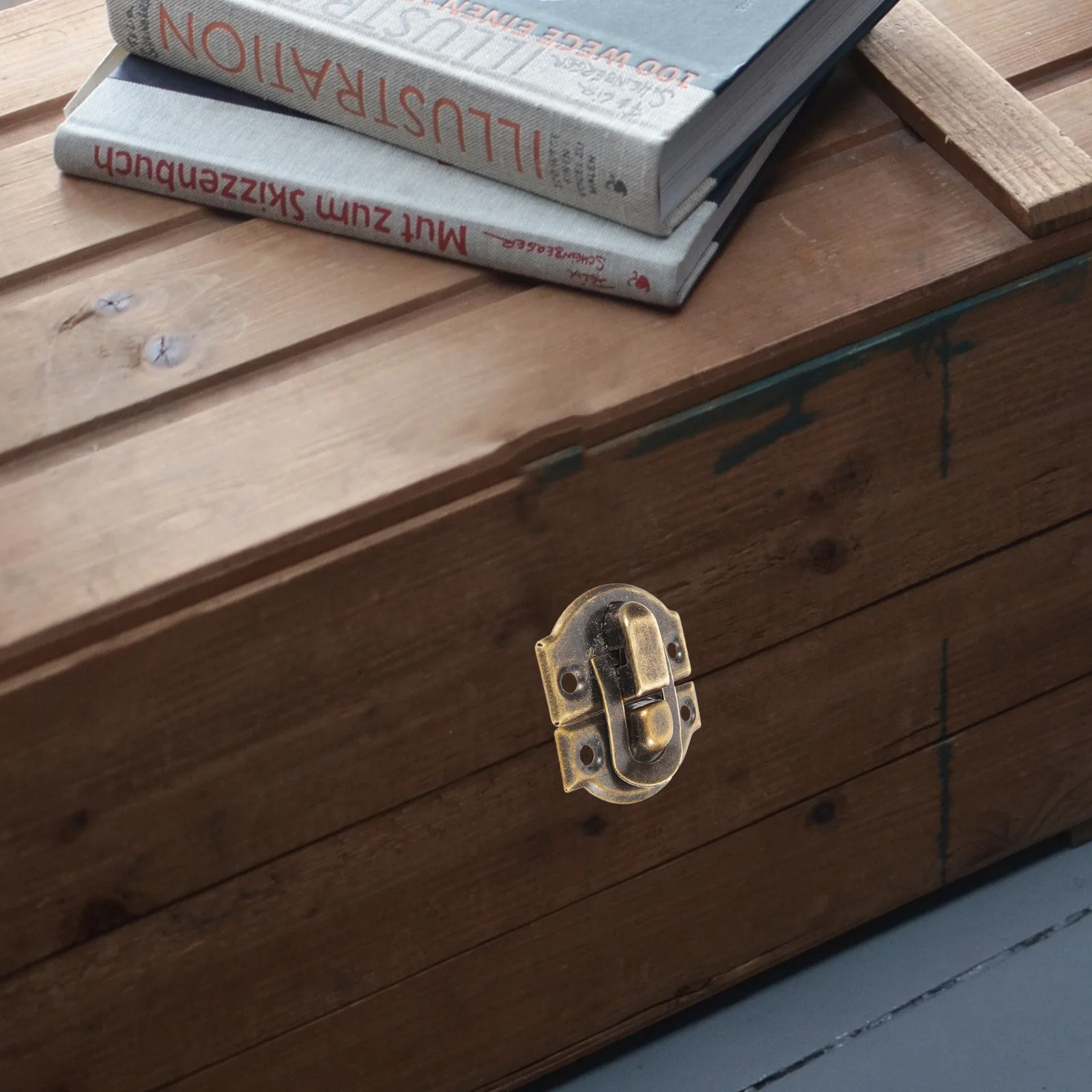 10 قطعة صندوق خشبي مزلاج إغلاق فولاذي عالي التحمل للمجوهرات هدية النبيذ صندوق الزفاف خمر خزانة الصدر درج الأثاث