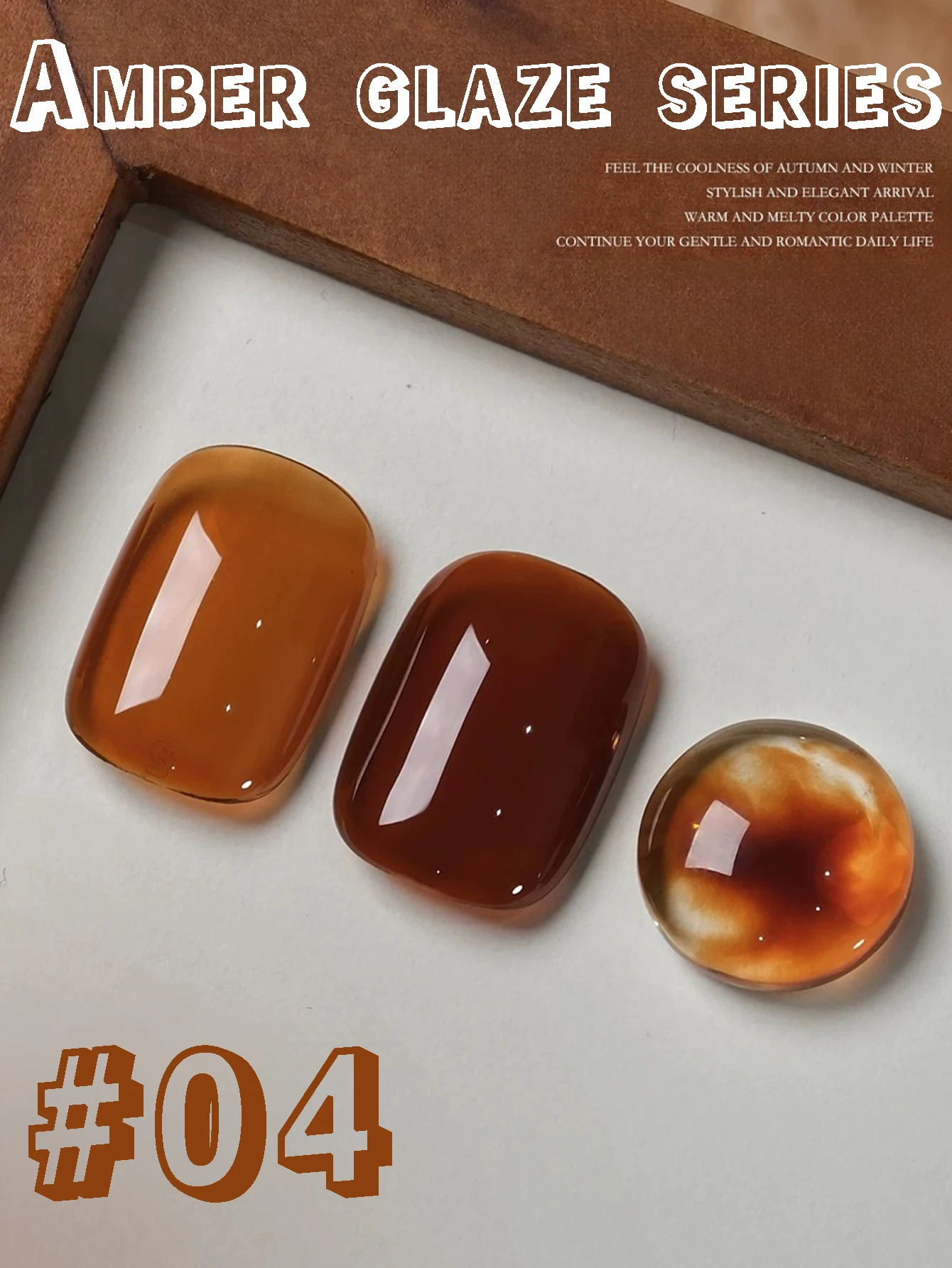MIANEL 10ML Herbst-Nagel-Tintenfarbe Jelly Gel Nagellack 2026 Neu Maillard Schildpatt-Amber Gel-Lack Schwarze Nägel 1-8 Stück – Detail 17