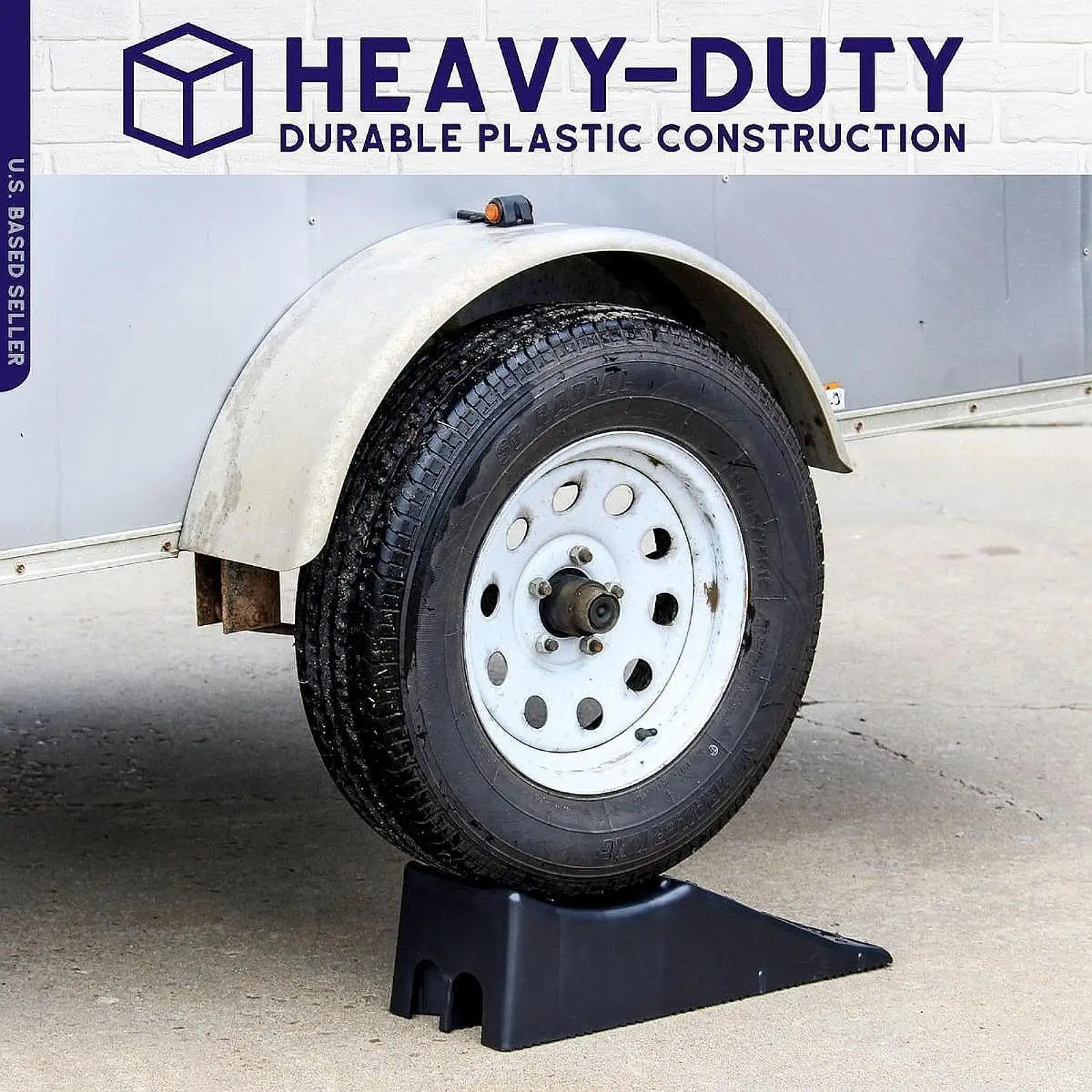 

No Jack Vehicle RV Lift Ramp Tire Service Ramp Sturdy Accessory for Heavy Duty Trucks 10 Ton Capacity 5.5inch