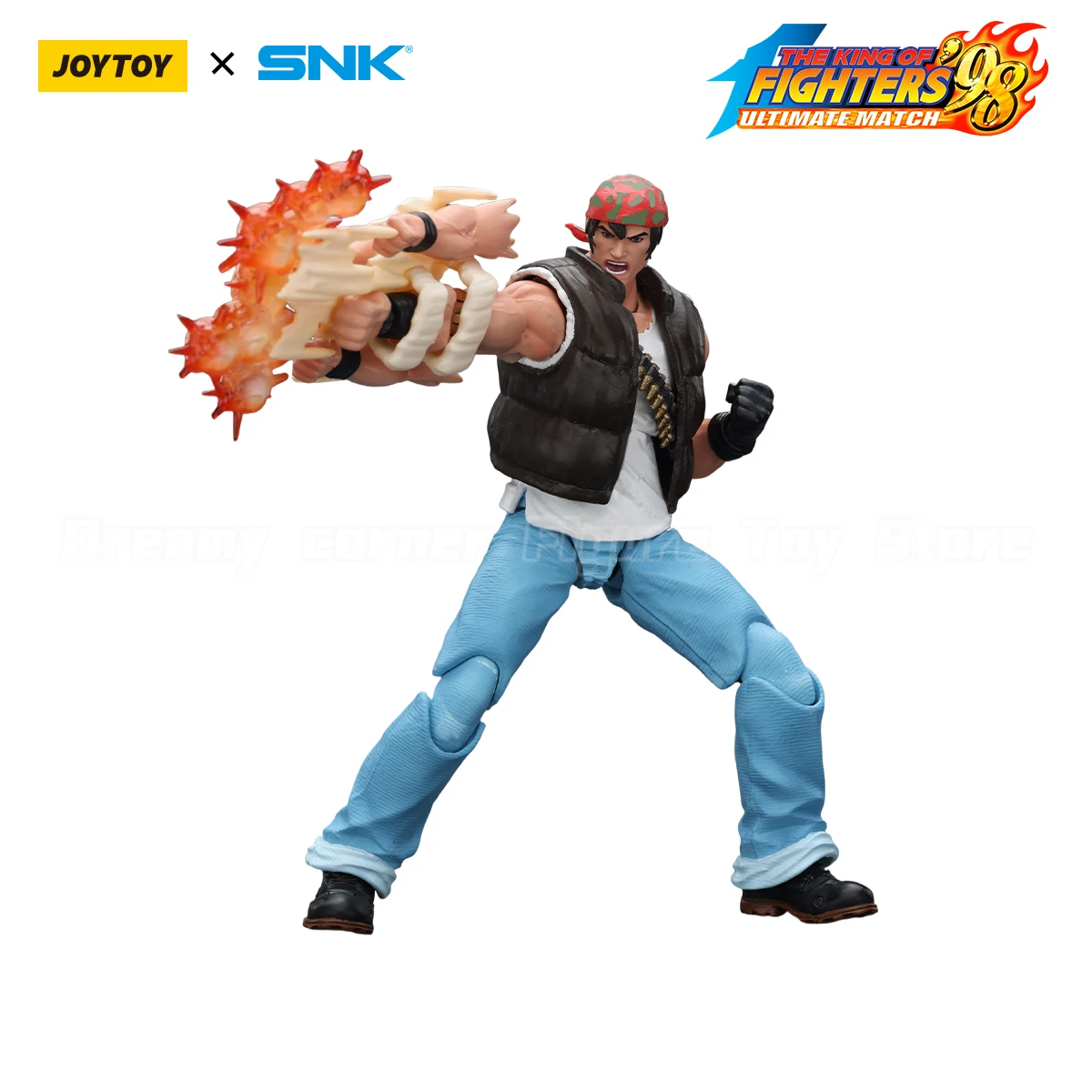 

【24 Hours Delivery】JOYTOY 1/18 SNK KOF'98UM Ikari Warriors Team Ralf Jones Action Figure