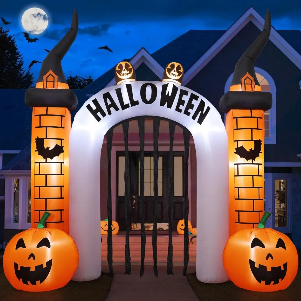 

10.8FT Giant Halloween Inflatables, Halloween Decorations Outside Large Inflatable Archway, Outdoor Halloween Blow ups