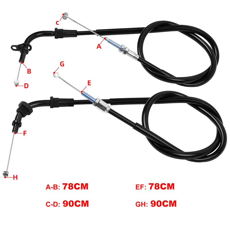 Cabo de linha de embreagem do acelerador de retorno de combustível do motor para YAMAHA YZF600 YZF-R6 YZF 600 YZFR6 1999 2000 2001 2002 2003 2004 2005