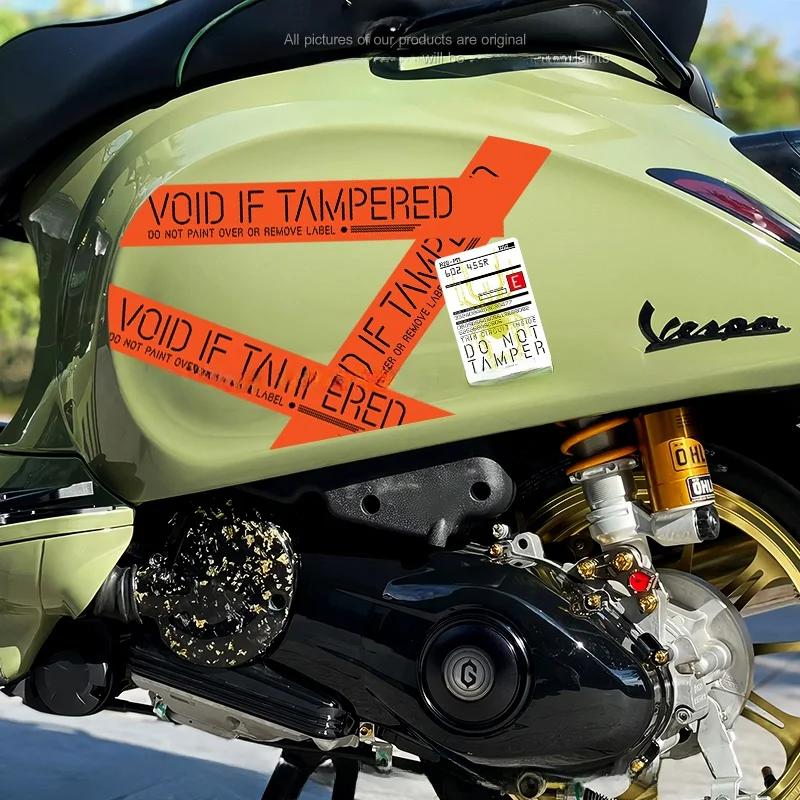 

Death Stranding Game Box Warning Sensor Damage Imitation Tape Body Decoration Lage Case Reflective Stier Auttive Acce...