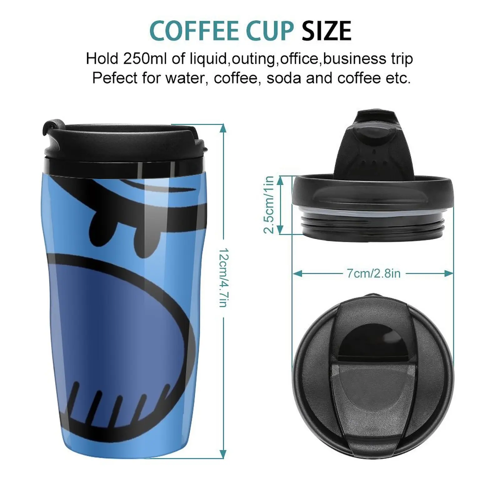 New Mr. Grumpy Travel Coffee Mug Glass For Coffee Thermo Coffee Mug