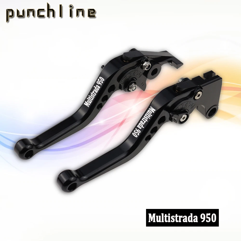 

Fit For MULTISTRADA 950 2017-2018 MULTISTRADA950 Motorcycle CNC Accessories Short Brake Clutch Levers Adjustable Handle Set