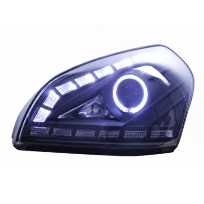 Car Headlight For Hyundai Tucson LED Headlight 2005-2012 Headlights Tucson DRL Turn Signal High Beam Angel Eye Projector Lens