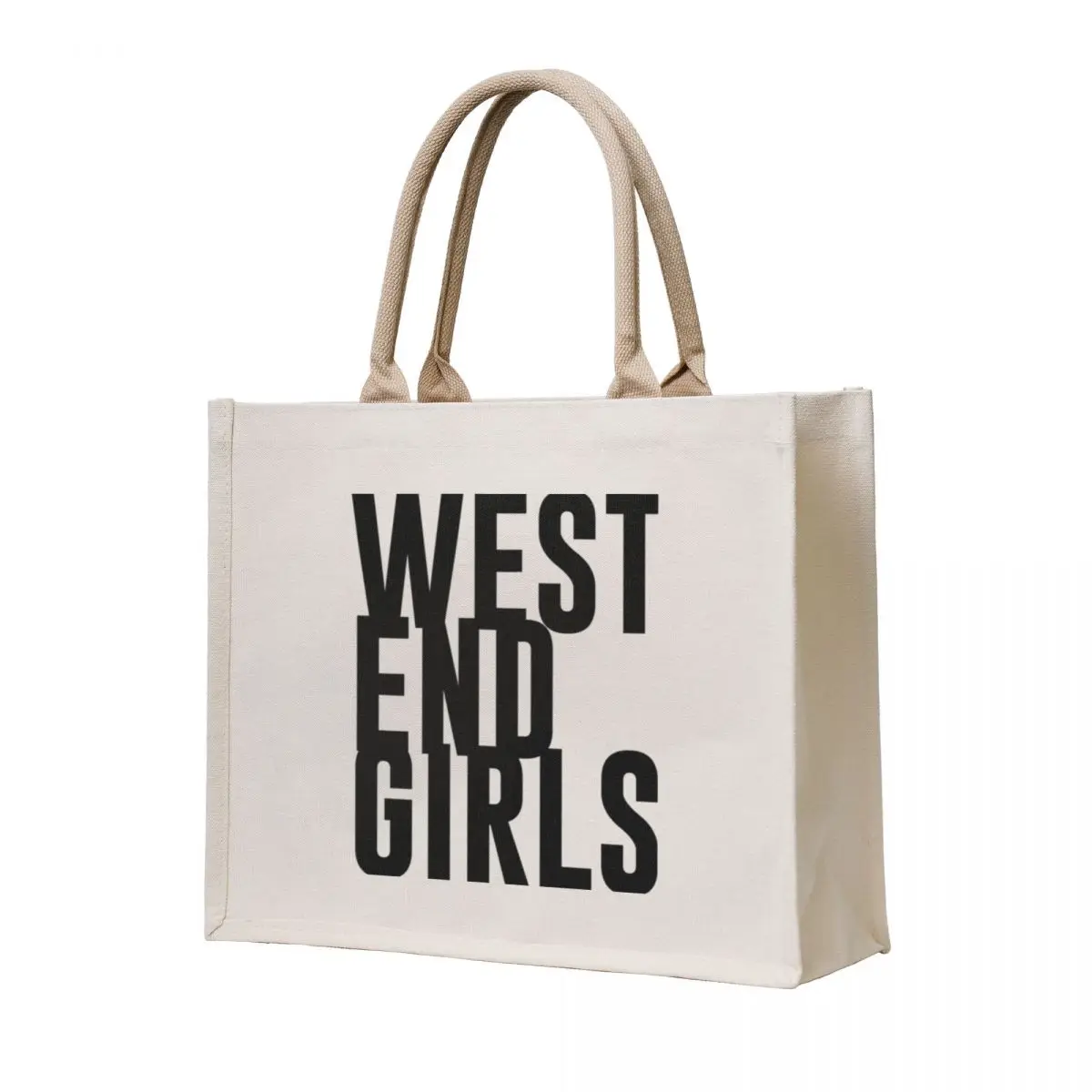 

west end girls black Tote Bag shopper bag women canvas bags luxury women tote bag university