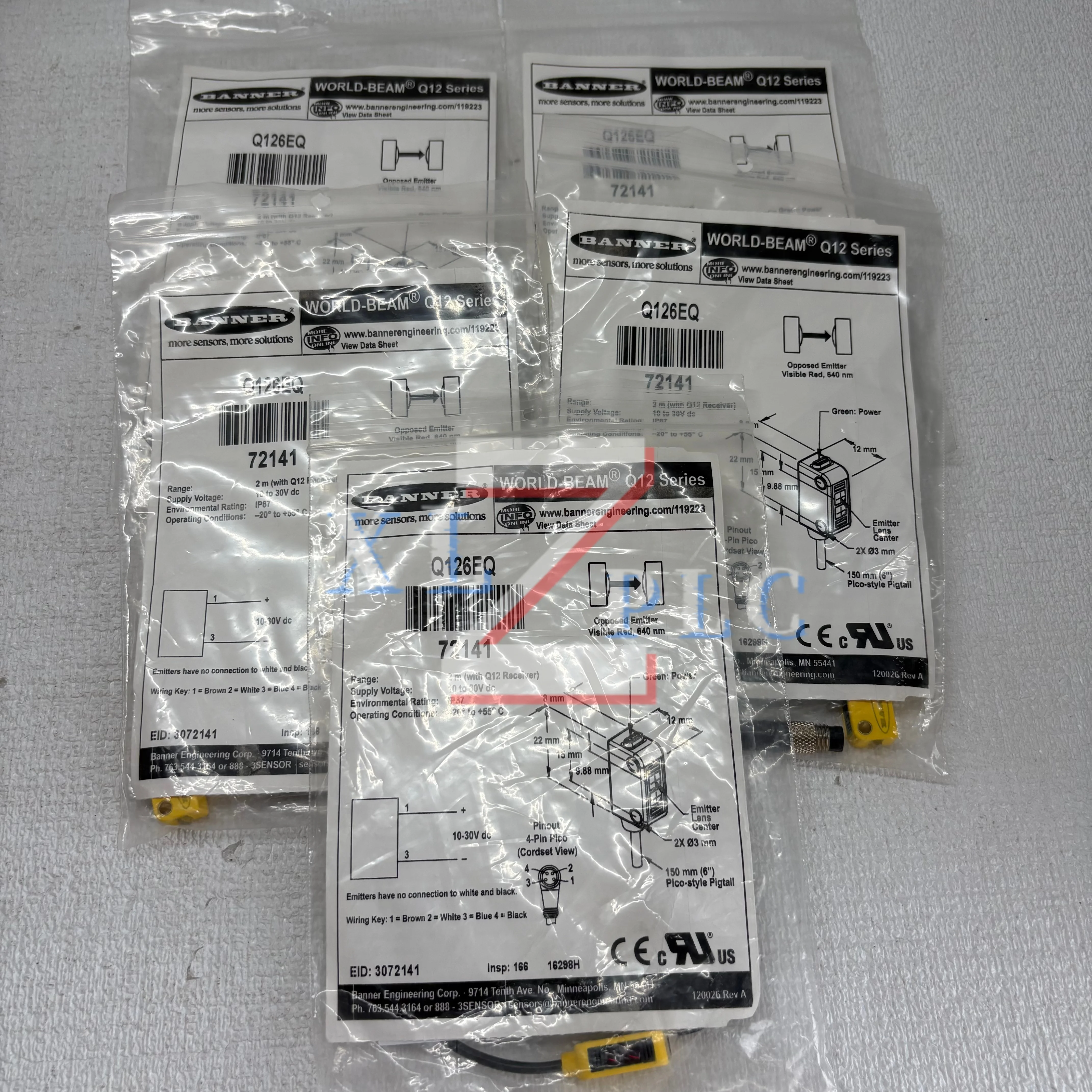 Q126EQ  New In Box   Photoelectric Sensor