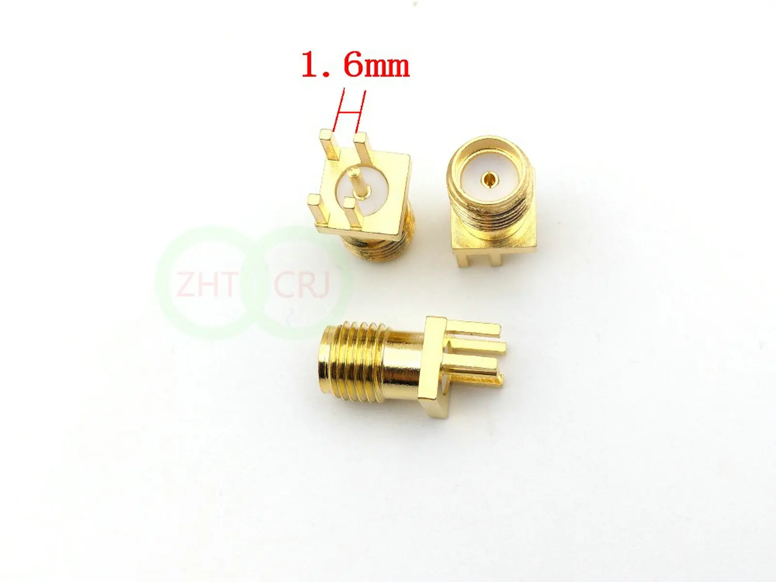 

NEW SMA female jack solder PCB clip edge mount RF connector adapter