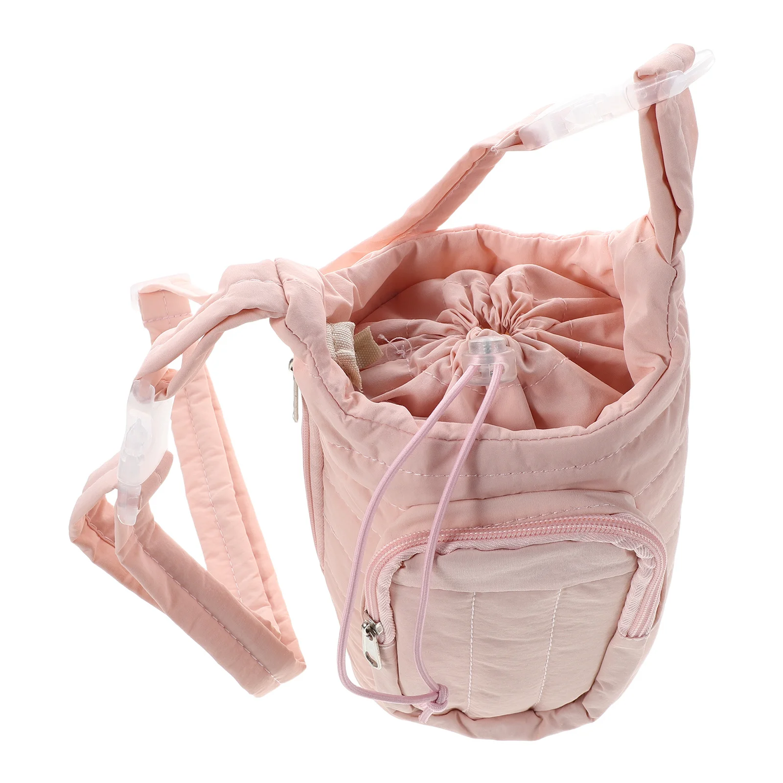 Large Capacity Insulated Bottle Cover Sleeve Water Bottle Carrier For Hiking Travel Outdoor Sports Adjustable Crossbody Cup