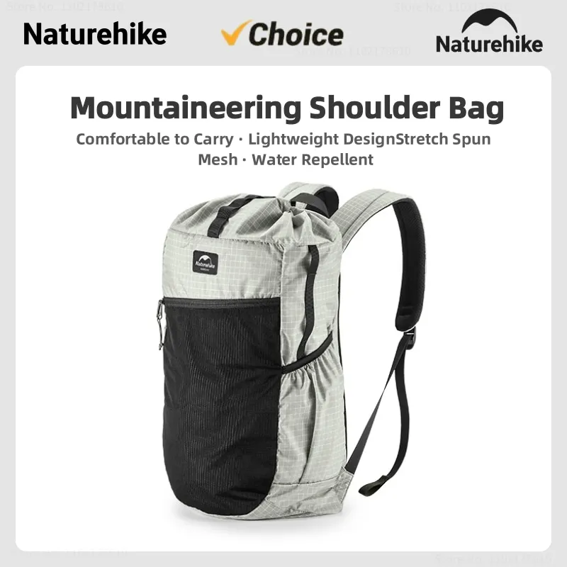 

Naturehike 20L Mountaineering Backpack Outdoor Hiking Ultralight Waterproof Shoulder Bag Camping Travel Backpack For Men Women