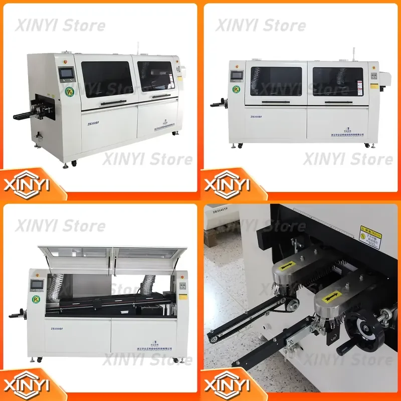 ZB-300BF Smt Pcb Wave Soldering Equipment Full Automatic Spray Type Lead Free Wave Soldering Machine for Smt Production