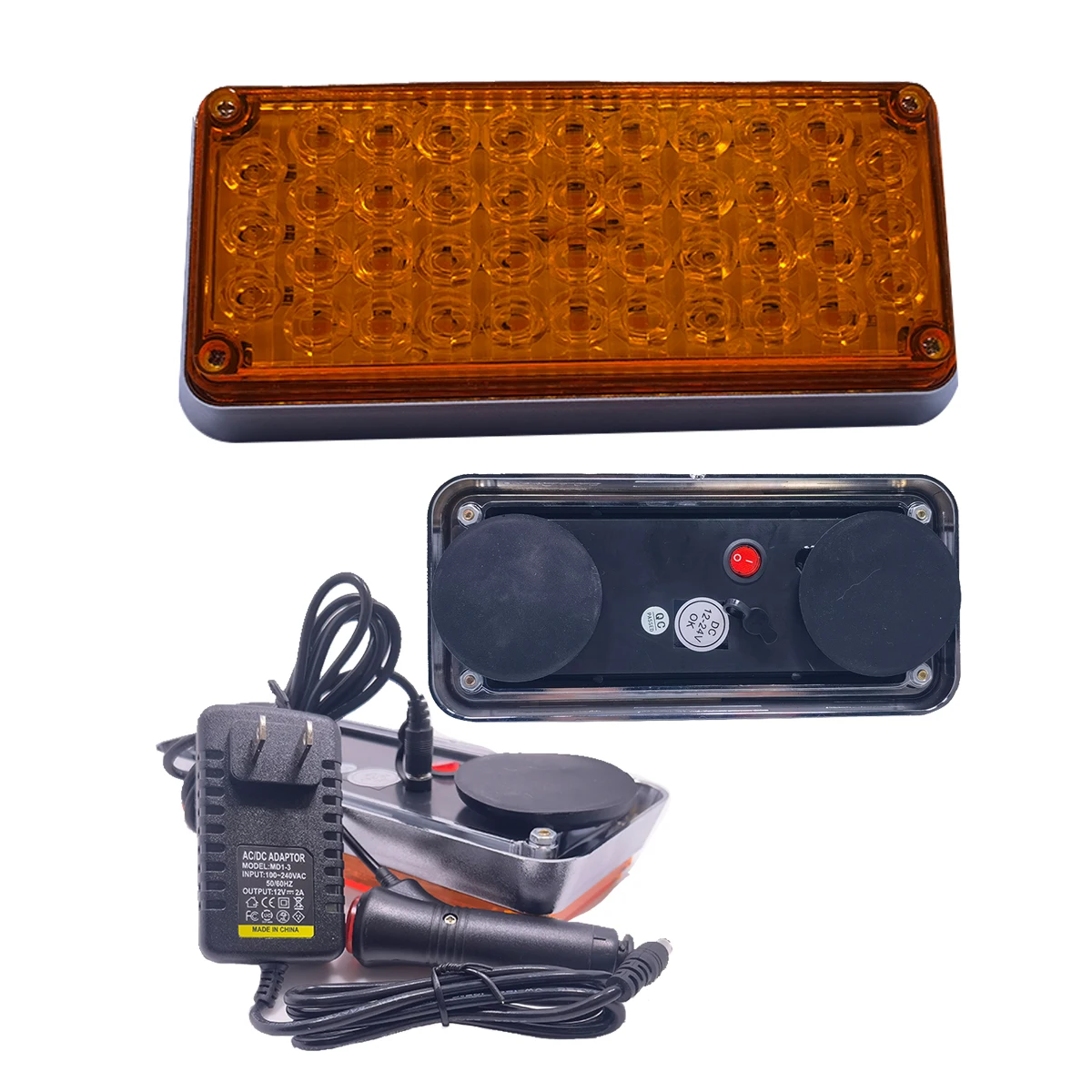 Road 12V 24V Led Flashing Beacon Warning Light Car Truck School Bus Forklift Industry Agriculture Traffic Diversion Magnetic