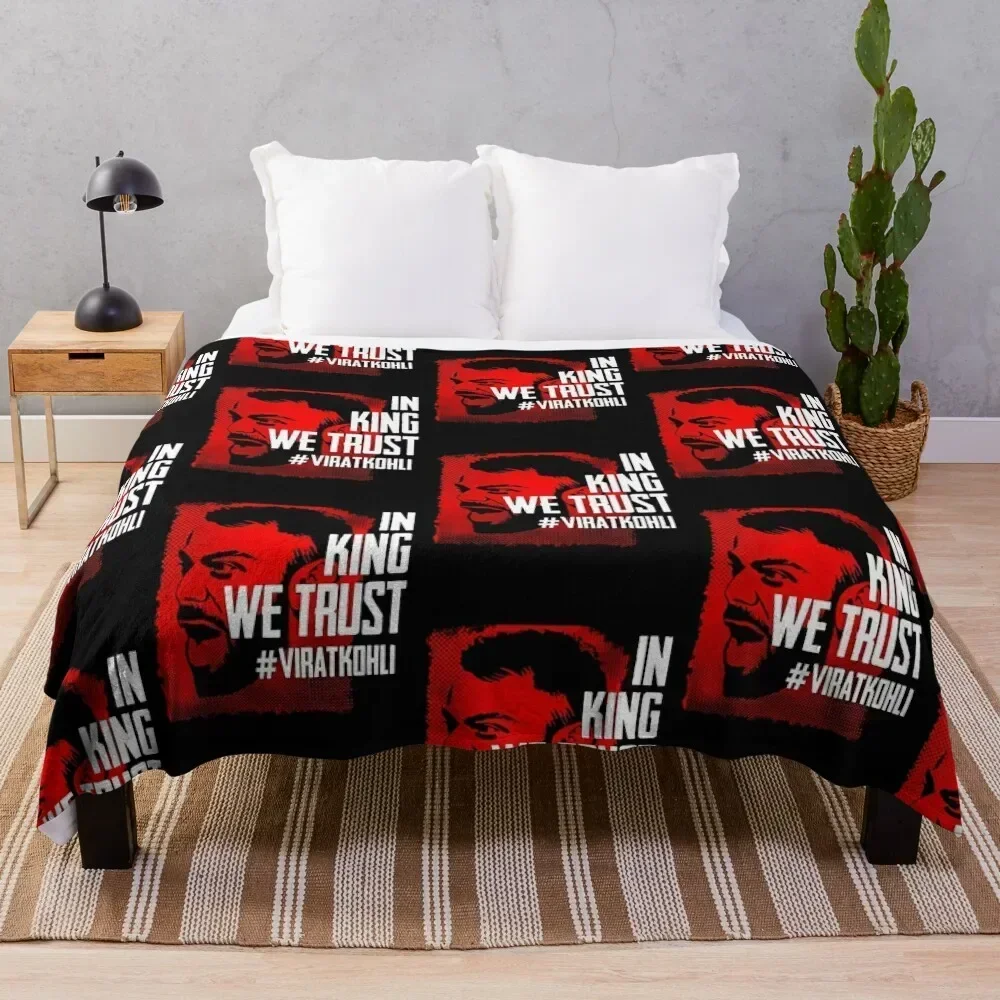 

we trust virat Throw Blanket Warm Napping Blanket for Office Couch Bed