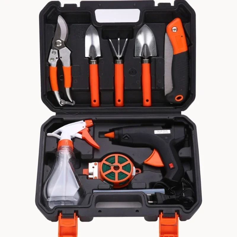 

Hardware Toolbox Garden Gardening Tool Combination Set Electric Glue Gun Set Garden Flower Planting Tool Set