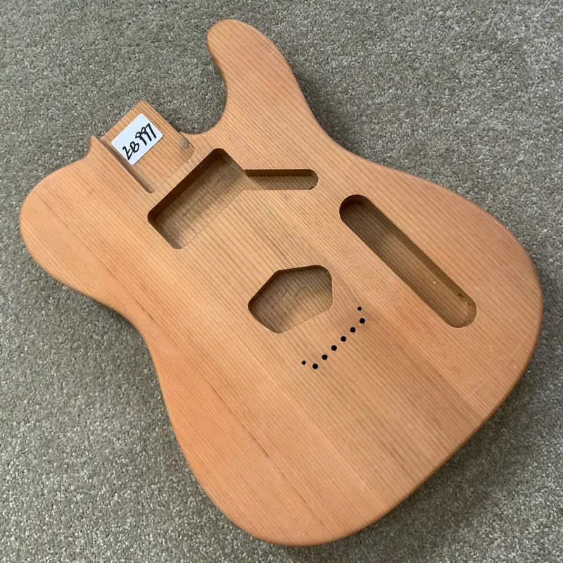 

EB997 String Through Body Tele Electric Guitar Unfinished Solid ASH Wood TL Guitar Body DIY Replace Parts OEM Order Accepted