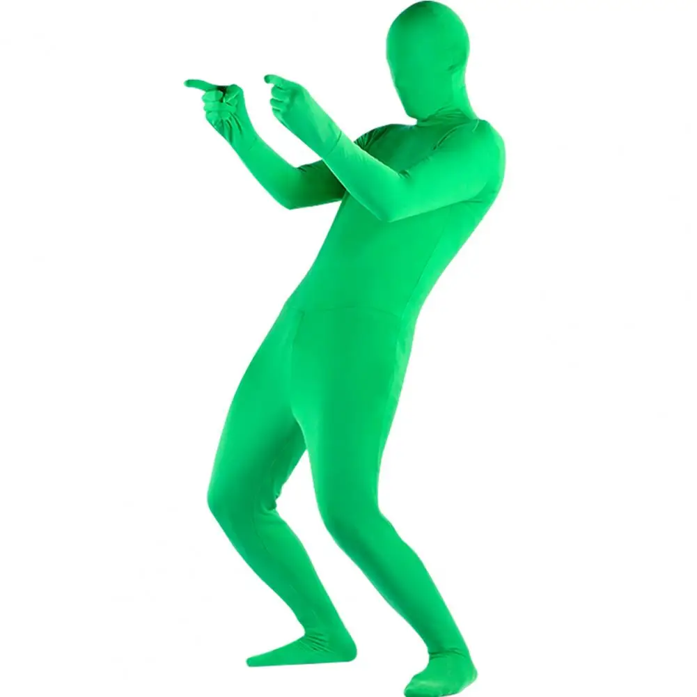 Green Screen Cloak  Durable Environmentally Friendly Solid Color  Chroma Key Background Tight Suit Live Streaming Accessories