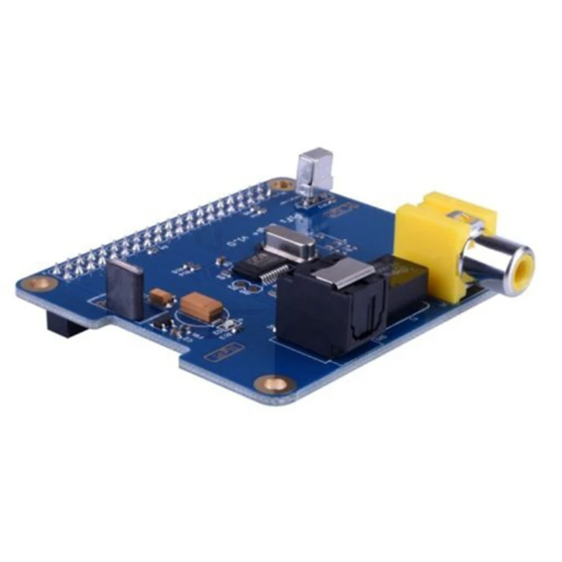 HIFI Digi+ Digital Sound Card Digital Sound Card I2S SPDIF Optical Fiber RCA For Raspberry Pi 3 /2 B+