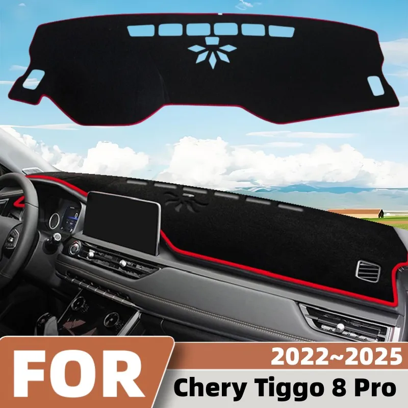 Für Chery Tiggo 8 Pro 2022 2023 2024 2025 1pc Auto Konsole Dashboard Sonnenschirm UV Anti-reflex sonne-proof Teppich Matte Zubehör