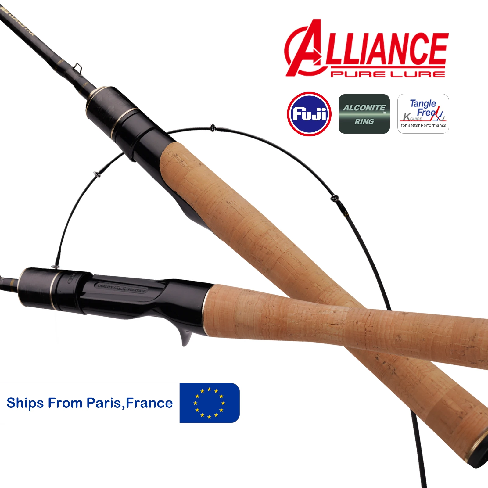 SPURS Pro Light Game Angelrute 1,86-2,15m UL/L Schnelle Aktion Kohlefaser Spinn- und Wurfangel für Forelle, Roach, Barsch mit FUJI-Ringen