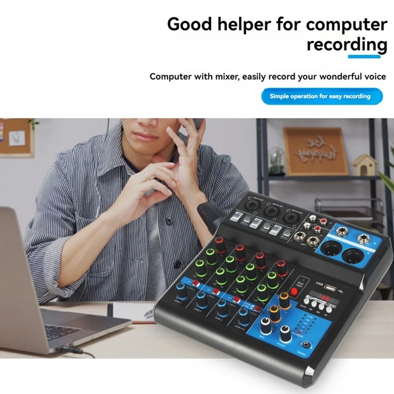 M07K-A5 لايف كارت الصوت خلط وحدة التحكم خلاط للبث المباشر DJ معدات الصوت المهنية الصوت 5 قناة جهاز مزج الصوت