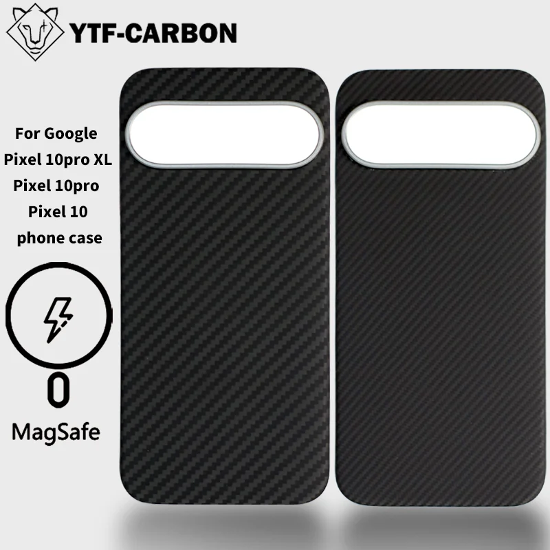 YTF Carbon Google Pixel 10 Pro XL Carbon Fiber Phone Case Pixel 10 Pro Kevlar Aramid Fiber Pixel 10 9 9 Pro 9 Pro XL Ultra-Thin