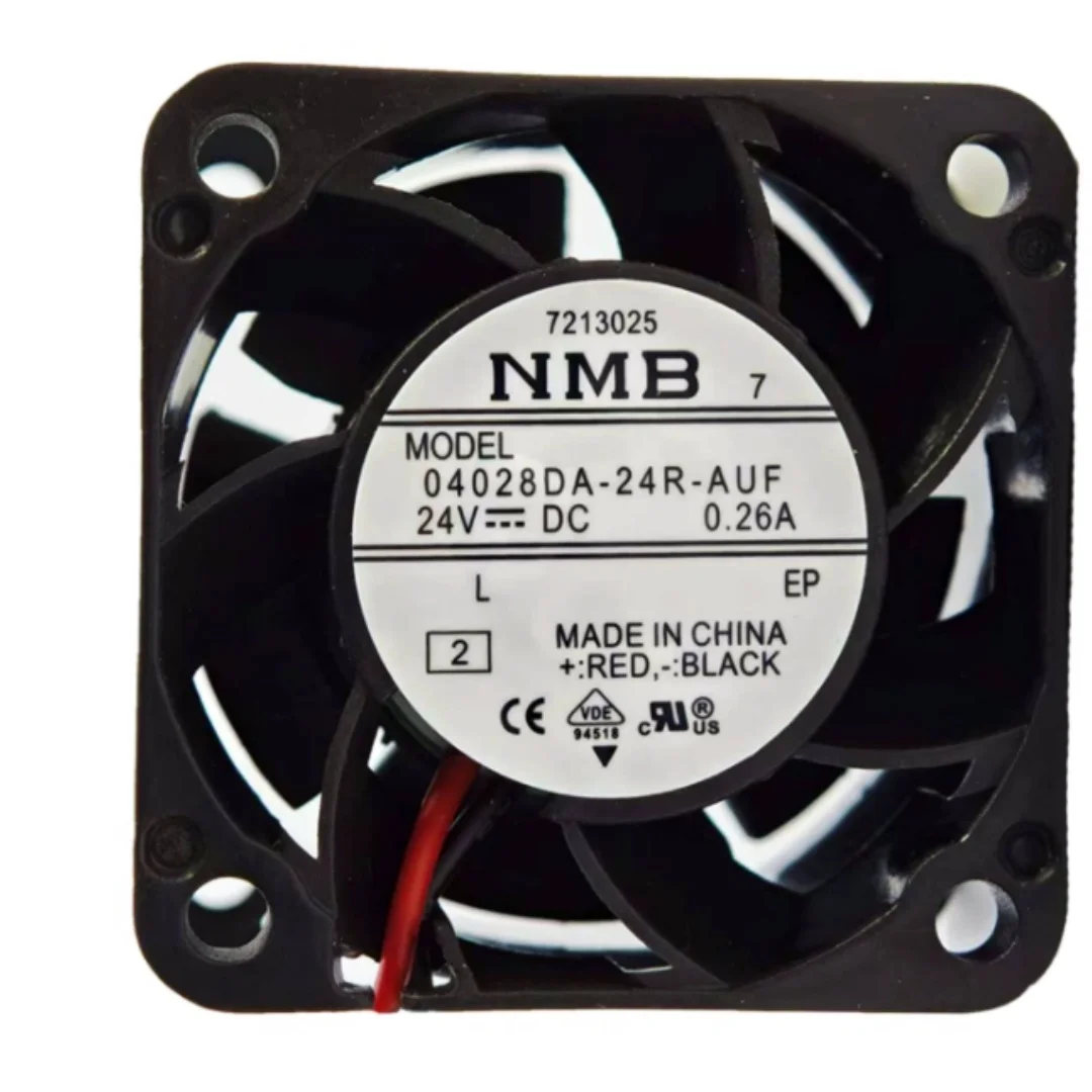 

NMB 04028DA-24R-AUF DC 24V 0.26A 40x40x28mm 2-Wire Server Cooling Fan
