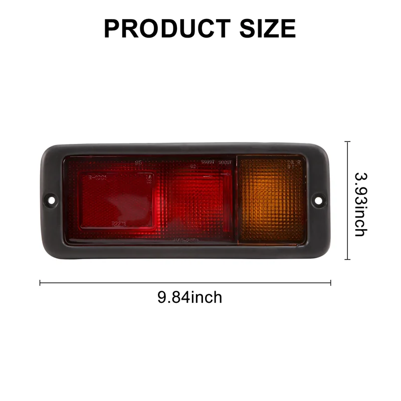 

2Pcs Rear Tail Light Bumper Daytime Running Driving Lamps for Mitsubishi Shogun Pajero