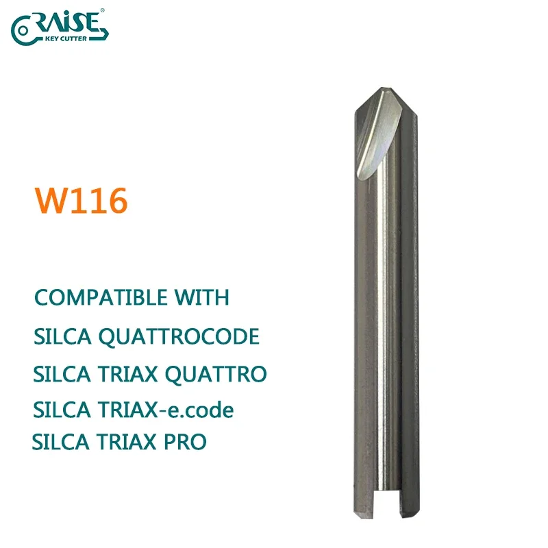 

Silca Cutter W116 Compatible with SILCA TRIAX QUATTRO TRIAX PRO QUATTROCODE TRIAX-e.code Key Machine Locksmith Tools