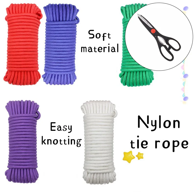 8m 2-3mm Nylon Braided Cord Rope Thread String Strap Necklace Rope For Jewelry Making Crochet For Paracord Bracelet Lanyard