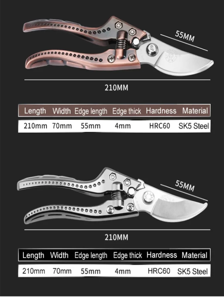 Garden Labor-Saving Fruit Branch Scissors - Multifunctional Pruning Shears, Sharp for Fruit Trees & Flowers, Anti-Slip