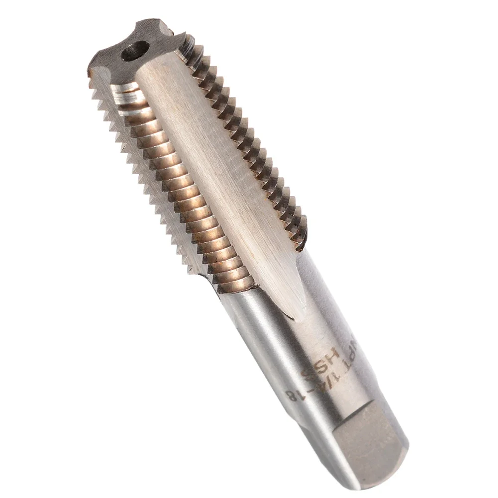 High-Speed-Steel Screw Threaded Tap Hand Tools 1/4"-18 NPT Taper Pipe Tap For Cutting Internal Threads Of Pipes Repair Work Tool
