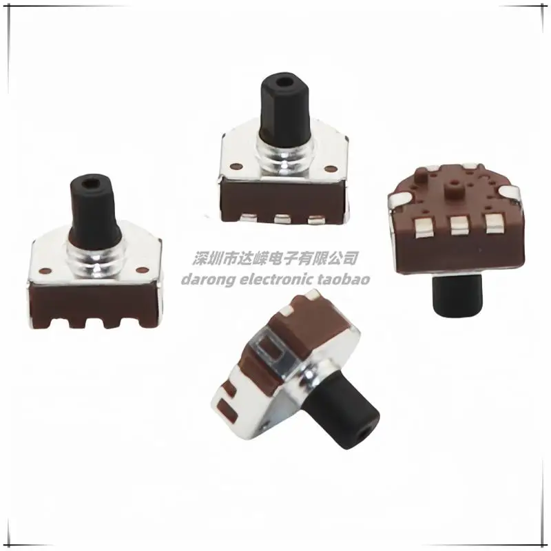 2PCS EC08 Rotating Press Switch Encoder Fan Bluetooth Earphone Function Adjustment Patch Incremental Encoder