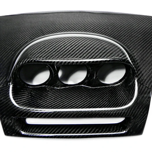 carbon fiber car parts for RX8 Dash Mount Triple Gauge Pod RHD 60mm