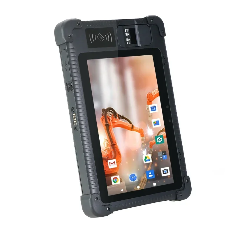8 Inch IP65 Rugged Industrial Tablet, Wall Mount POS & Advertising Display Terminal