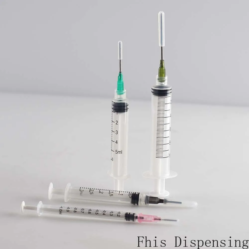 10ml 5ml 3ml 1ml 무딘 팁 바늘과 캡이 있는 주사기 E-주스 E-액체 E-Cigs 23개 팩을 리필하는 데 적합