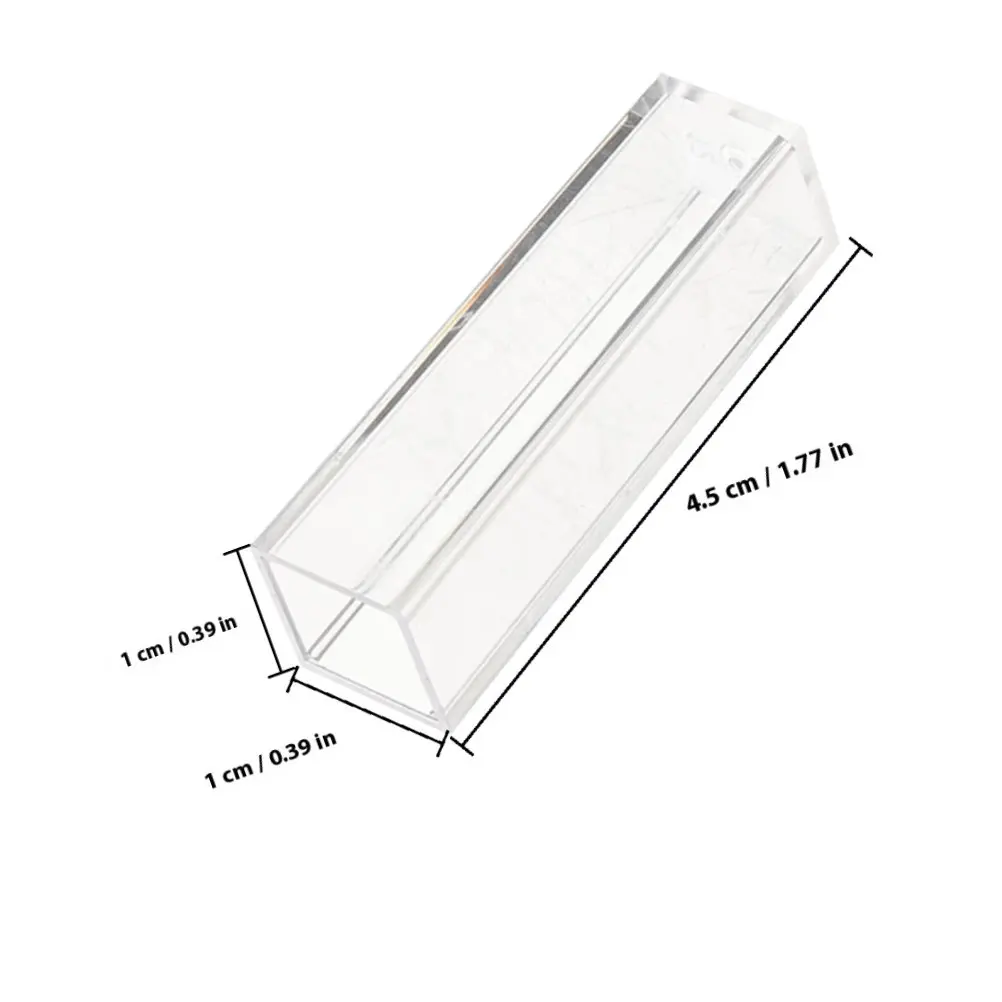 Image 6: Cuvettes en plastique transparentes, mini standard, précises, pour expériences en laboratoire, utilisation avec spectrophotomètre, 8 pièces