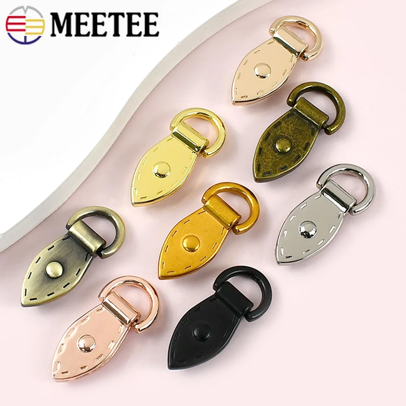 

4/10/20Pcs Metal Side Clip Buckle Handbag Strap Connector Screw Clasp Keychain Decoration Ring Hook DIY Bag Hardware Accessories