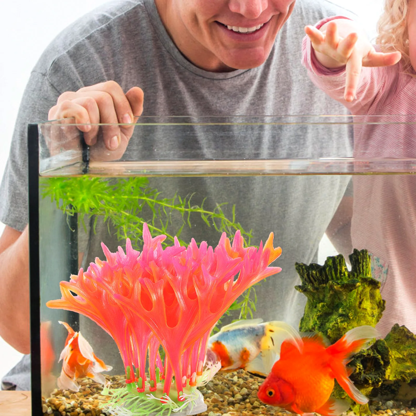

Artificial Water Plants Coral Terrarium Decor Simulated Pet Nest Fish Tank Vivid Long Lasting Durable High Quality Lifelike