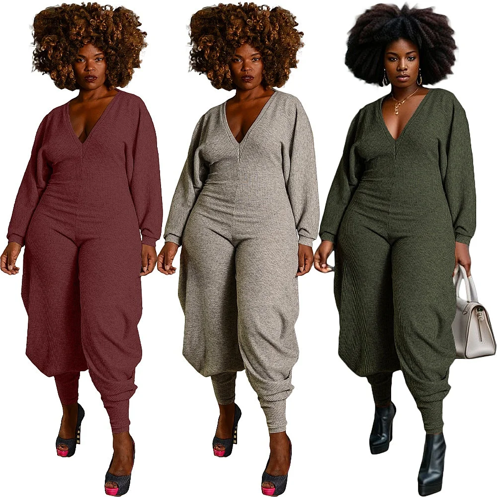 

Women's Jumpsuit Ribbed Knit Solid Color Overall Romper Playsuit Spring Summer