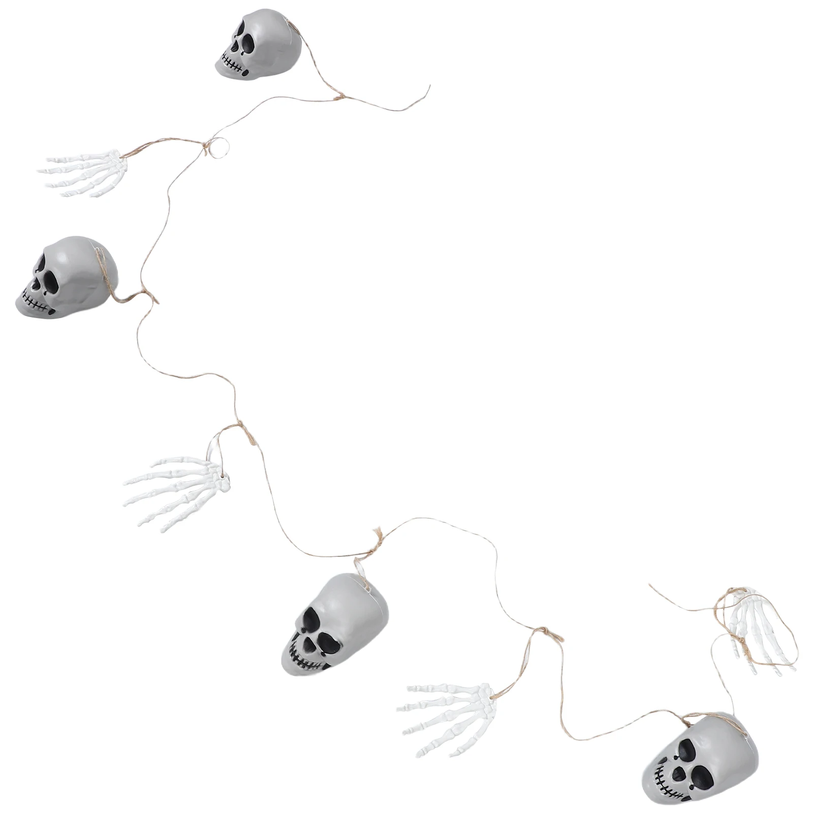 

Halloween Skull Decoration Decorative Creepy Accessory Accessories Festival Supplies Plastic Wall Art