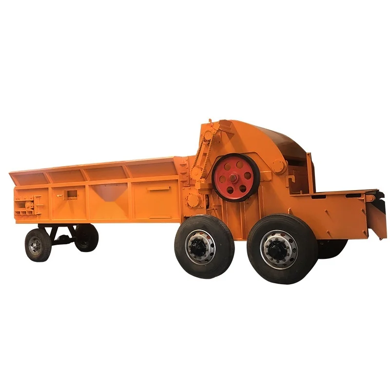 Mobile Branch And Miscellaneous Wood Comprehensive Crusher, Grabbing Machine, Feeding Machine