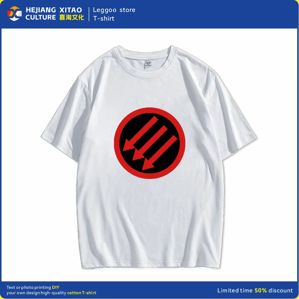 Three Arrows [Antifa] [Iron Front] Printed T-shirt Cute Graphic Lover Top Casual Short Sleeve Men's and Women's Clothing