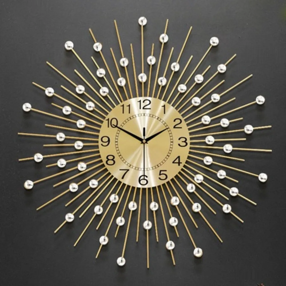 Creative simple clocks gypsy stars decorative living room wall clocks household silent clocks wall-mounted art Home Decoration