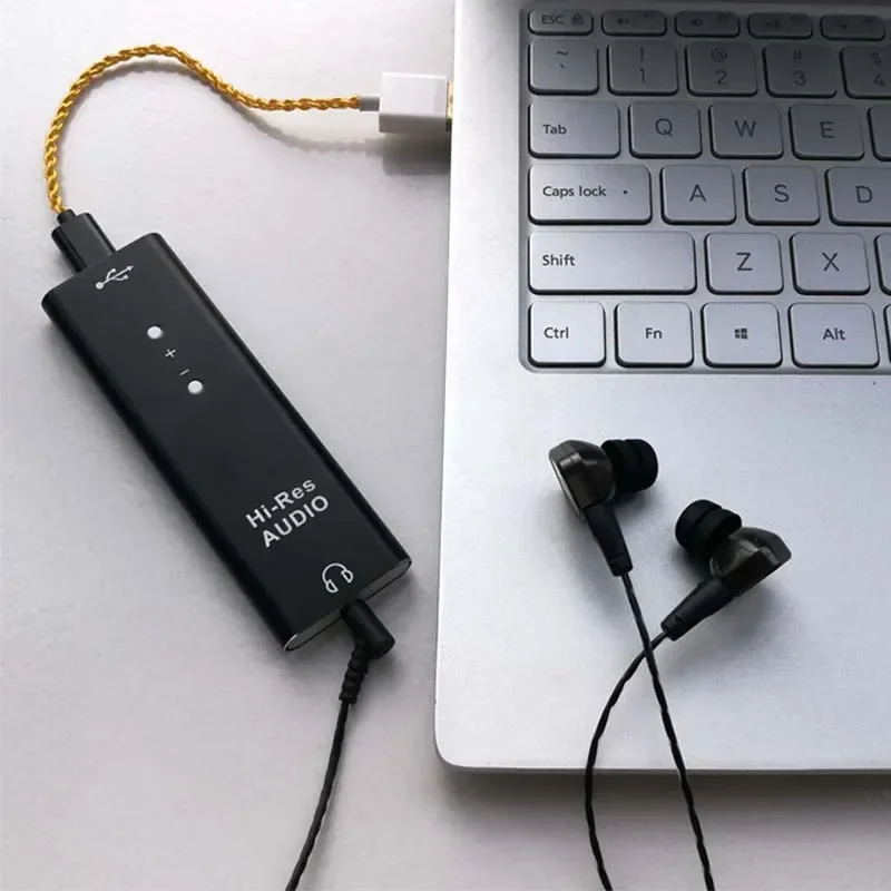 ES9038Q2M Earphone Amplifier Pure Audio DAC Decoder Typec Portable HIFI Fever Computer DSD Hard Decoder