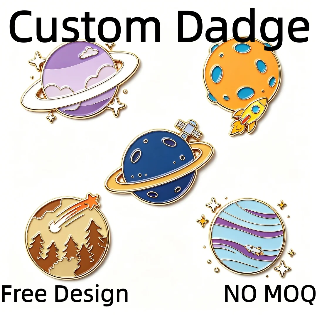 

Design Your Own Manufacturer Direct Metal Crafts Custom Made Cartoon Anime Metal Lapel Pin Badge Soft Hard Enamel Pins
